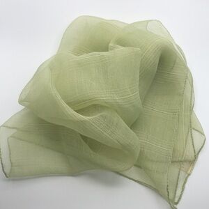 VTG Basha Scarves Inc Sheer Airy Square Scarf Retro